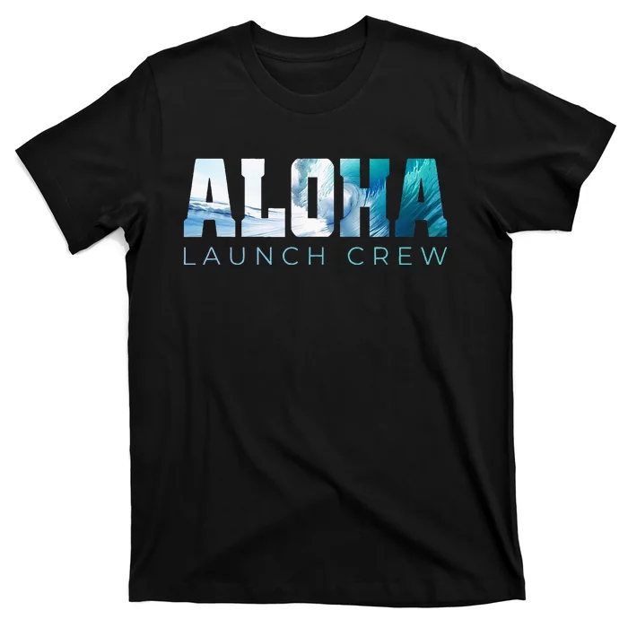 Aloha Big Wave Surf Camo Ocean In Honolulu Hawaii Oahu Maui T-Shirt