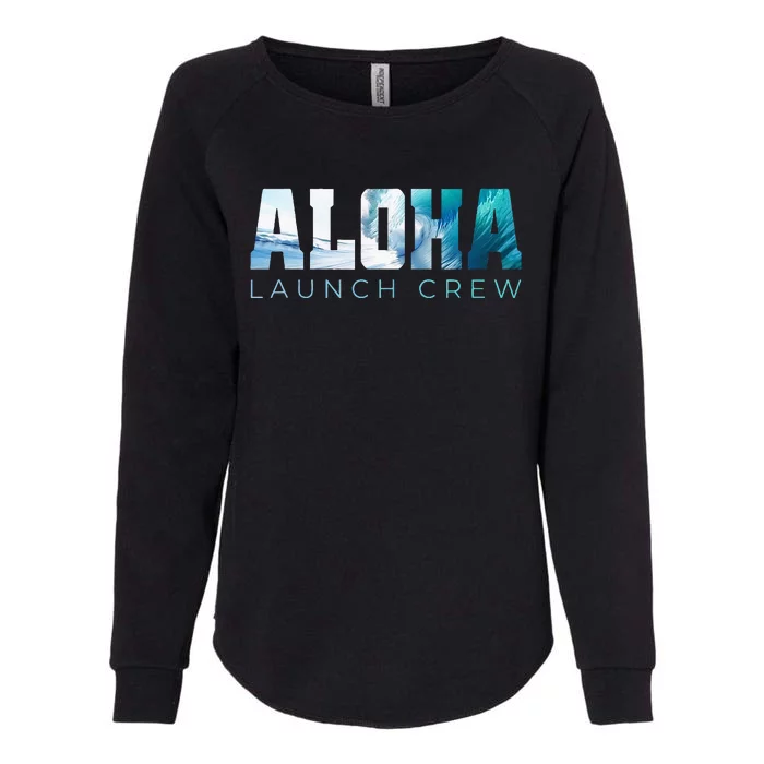 Aloha Big Wave Surf Camo Ocean In Honolulu Hawaii Oahu Maui Womens California Wash Sweatshirt