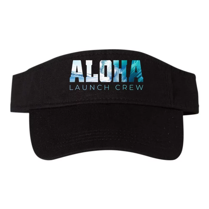 Aloha Big Wave Surf Camo Ocean In Honolulu Hawaii Oahu Maui Valucap Bio-Washed Visor