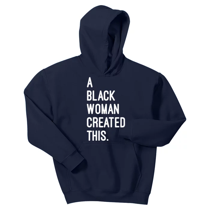 A Black Woman Created This Registered Black Owned Business Kids Hoodie