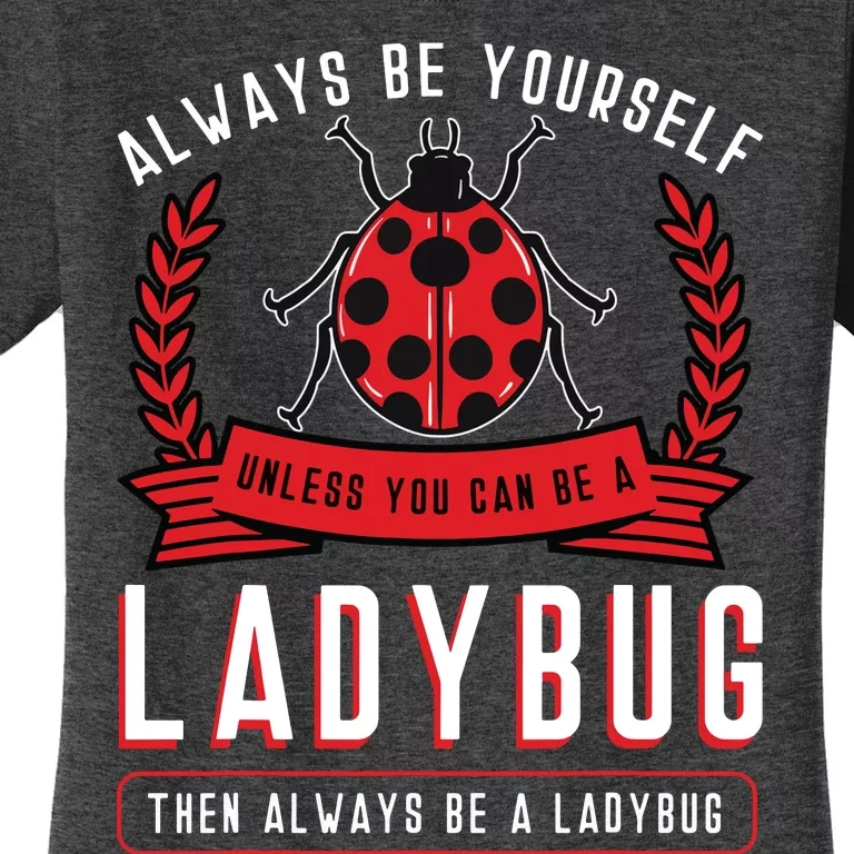 Always Be Yourself Ladybug Coccinellidae Entomologist Women's T-Shirt