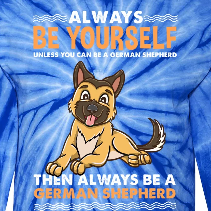 Always Be Yours Ger Shepherd Gift Tie-Dye Long Sleeve Shirt