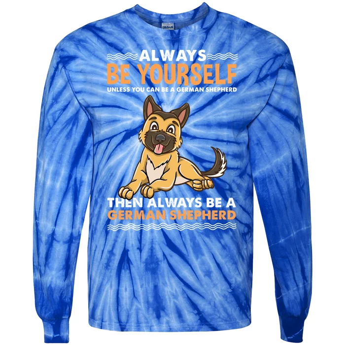 Always Be Yours Ger Shepherd Gift Tie-Dye Long Sleeve Shirt