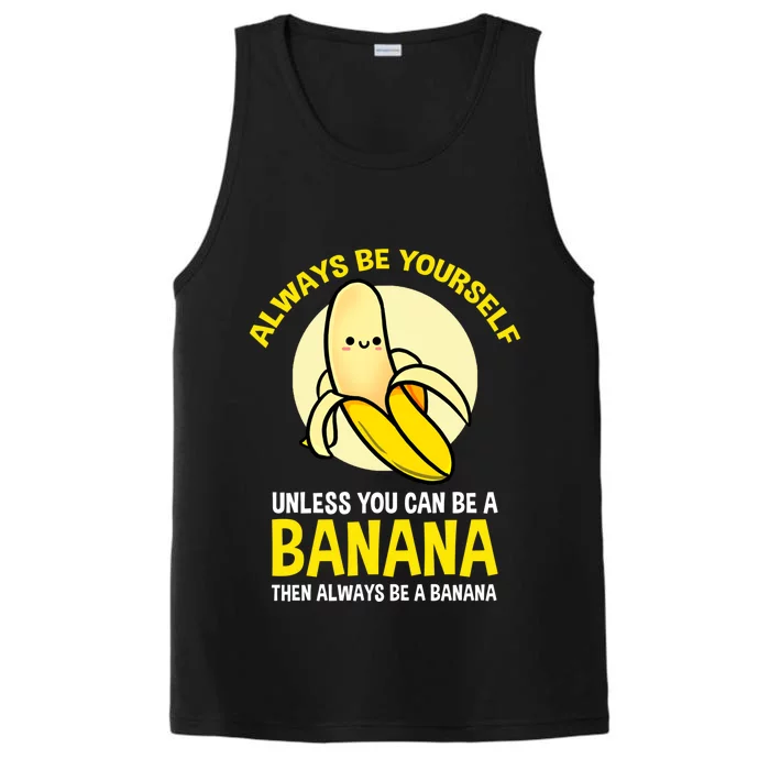 Always Be Yours Kawaii Banana Meaningful Gift Performance Tank