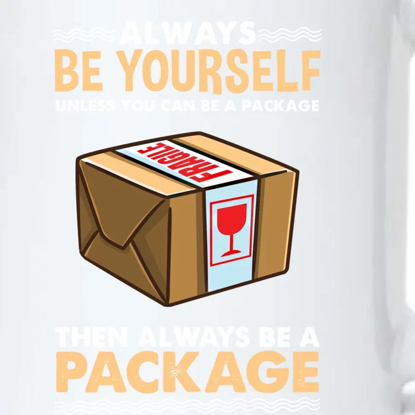 Always Be Yours Package Mail Gift Black Color Changing Mug