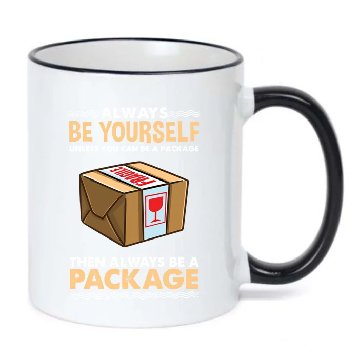 Always Be Yours Package Mail Gift Black Color Changing Mug