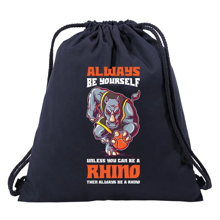 Always Be Yours Rhino Gift Drawstring Bag