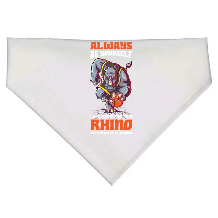 Always Be Yours Rhino Gift USA-Made Doggie Bandana