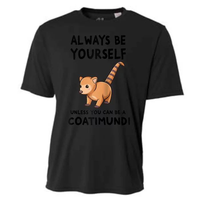 Always Be Yourself Unless You Can Be A Coatimundi Raglan Baseball Cooling Performance Crew T-Shirt