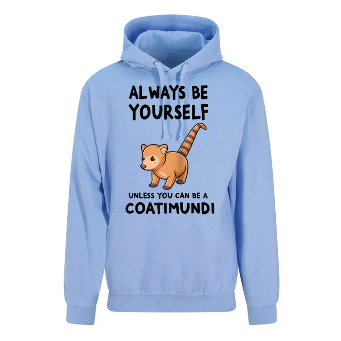 Always Be Yourself Unless You Can Be A Coatimundi Raglan Baseball Unisex Surf Hoodie