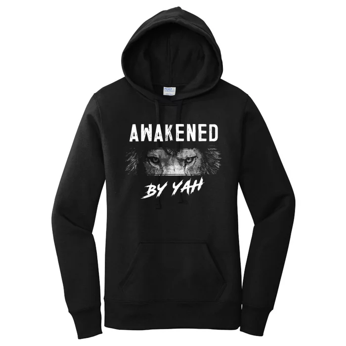 Awakened By Yah Hebrew Israelite Lion Of Judah Jewish Women's Pullover Hoodie