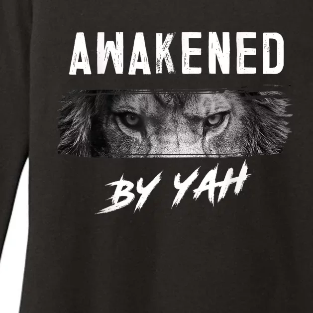 Awakened By Yah Hebrew Israelite Lion Of Judah Jewish Womens CVC Long Sleeve Shirt