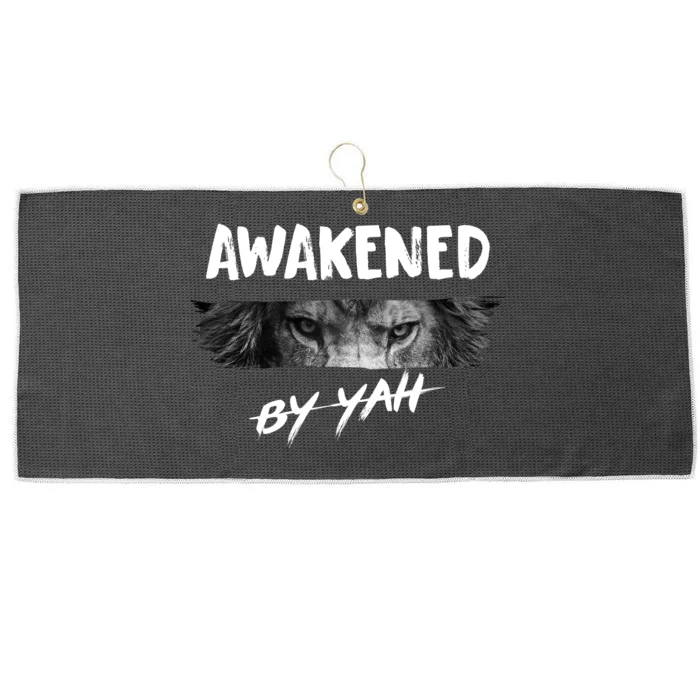 Awakened By Yah Large Microfiber Waffle Golf Towel