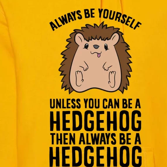 Always Be Yours Unless You Can Be A Hedgehog Cool Gift Premium Hoodie