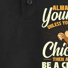 Always Be Yourself Unless You Can Be A Chicken Farm Animal Dry Zone Grid Performance Polo