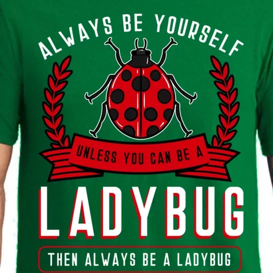 Always Be Yourself Ladybug Coccinellidae Entomologist Funny Gift Pajama Set