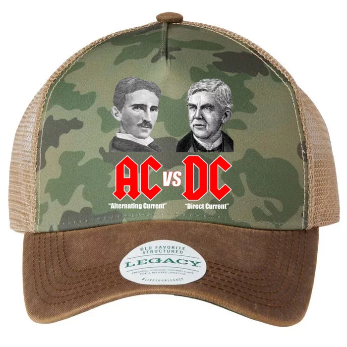 AC VS DC Thomas Edison Nikola Tesla Legacy Tie Dye Trucker Hat