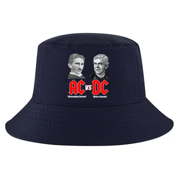 AC VS DC Thomas Edison Nikola Tesla Cool Comfort Performance Bucket Hat