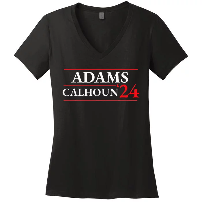 Adams Calhoun 1824 Presidential Election Women's V-Neck T-Shirt