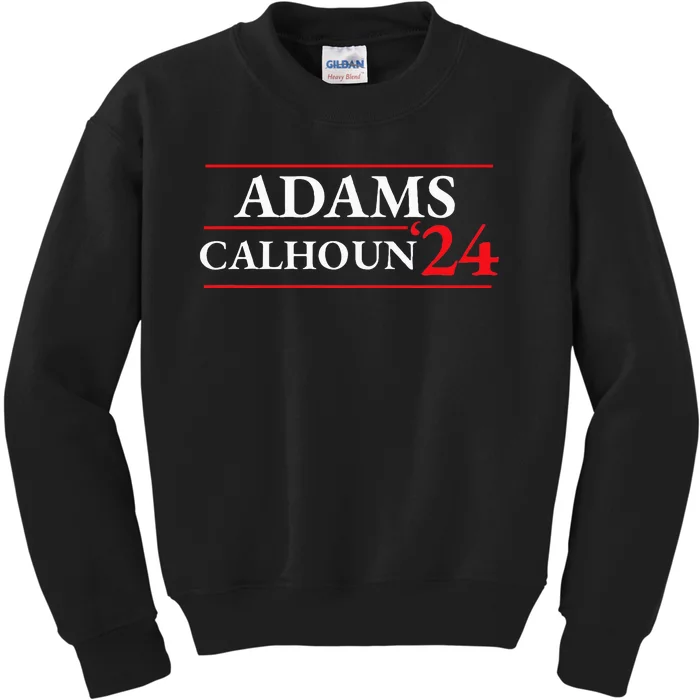 Adams Calhoun 1824 Presidential Election Kids Sweatshirt