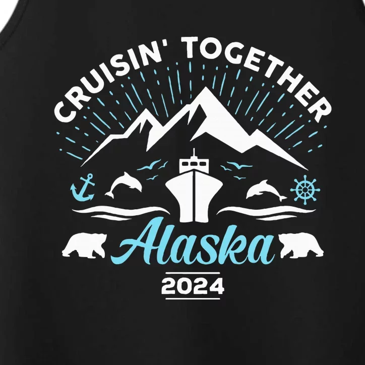 Alaska Cruise 2024 Family Friends Group Travel Matching Performance Tank