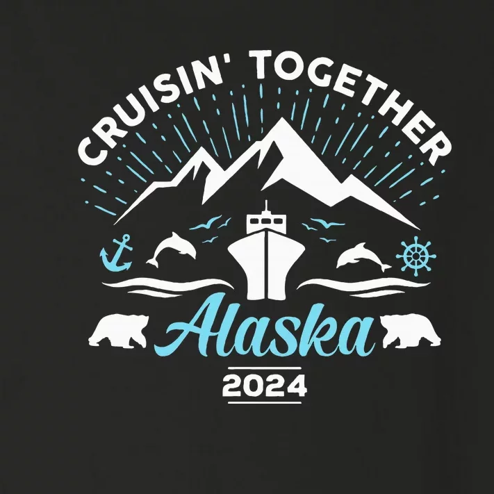 Alaska Cruise 2024 Family Friends Group Travel Matching Toddler Long Sleeve Shirt