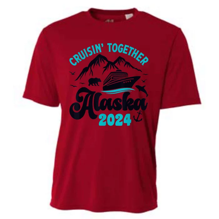 Alaska Cruise 2024 Matching Family  Wo Kid Girl Boy Cooling Performance Crew T-Shirt