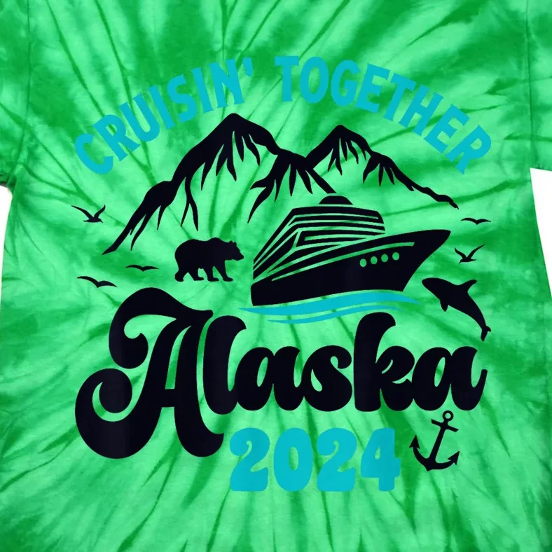 Alaska Cruise 2024 Matching Family  Wo Kid Girl Boy Tie-Dye T-Shirt