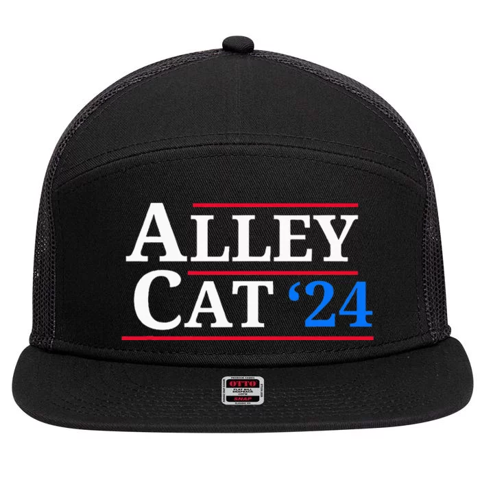 Alley Cat 2024 You Have The Morals Of An Alley Cat 7 Panel Mesh Trucker Snapback Hat