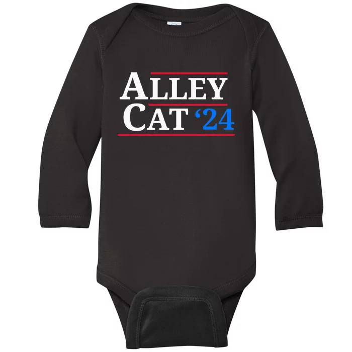 Alley Cat 2024 You Have The Morals Of An Alley Cat Baby Long Sleeve Bodysuit