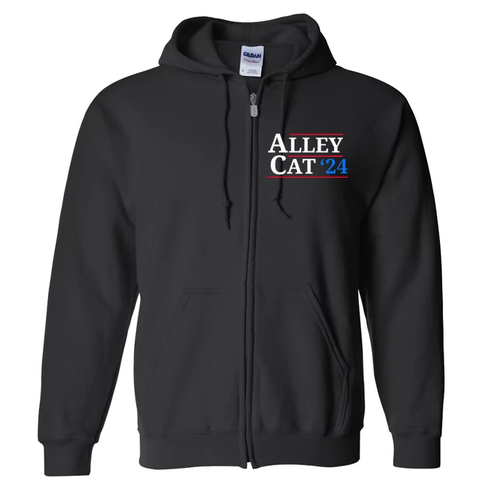 Alley Cat 2024 You Have The Morals Of An Alley Cat Full Zip Hoodie