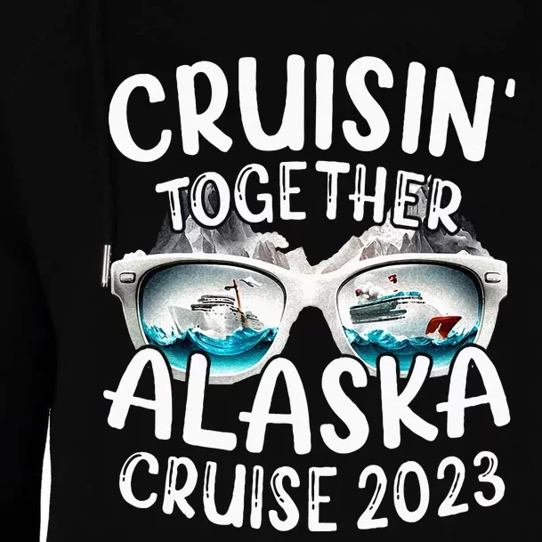 Alaska Cruise 23 Family Matching Vacation Alaska Trip Womens Funnel Neck Pullover Hood