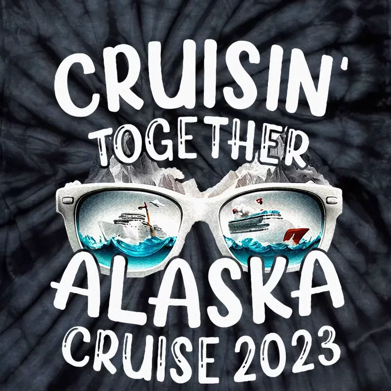 Alaska Cruise 23 Family Matching Vacation Alaska Trip Tie-Dye T-Shirt