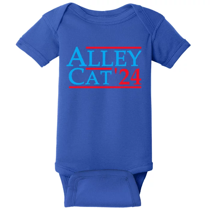 Alley Cat 2024 Election Campaign Political Baby Bodysuit