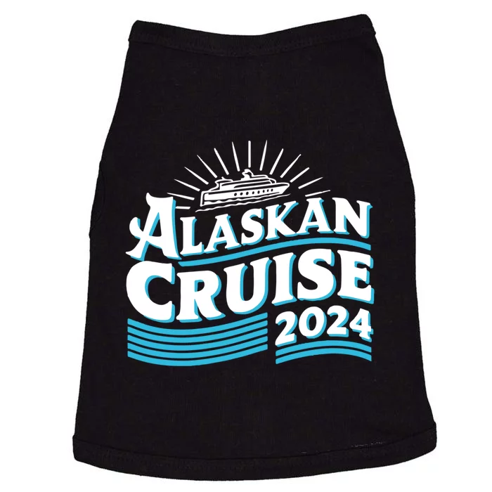 Alaska Cruise 2024 Family Funny Gift Doggie Tank