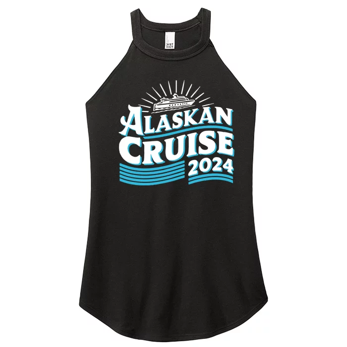 Alaska Cruise 2024 Family Funny Gift Women’s Perfect Tri Rocker Tank