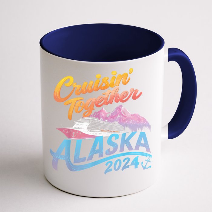 Alaska Cruise 2024 Family Cruise 2024 Cruisin Together Front & Back Coffee Mug