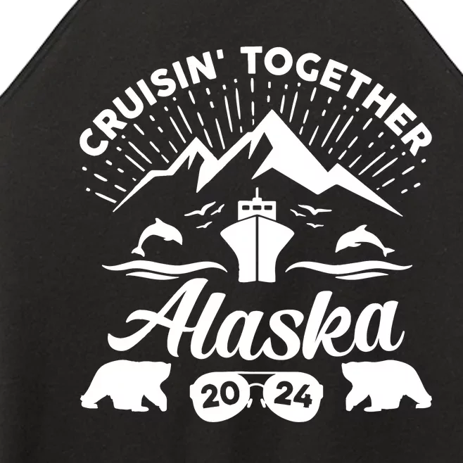 Alaska Cruise 2024 Family Summer Vacation Travel Matching Women’s Perfect Tri Rocker Tank