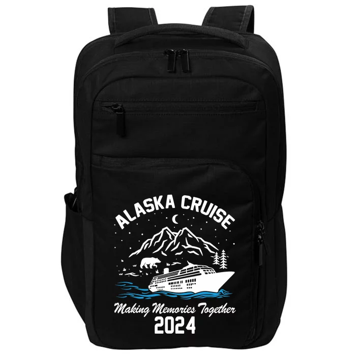 Alaska Cruise 2024 Matching Family Friends Group Alaskan Impact Tech Backpack