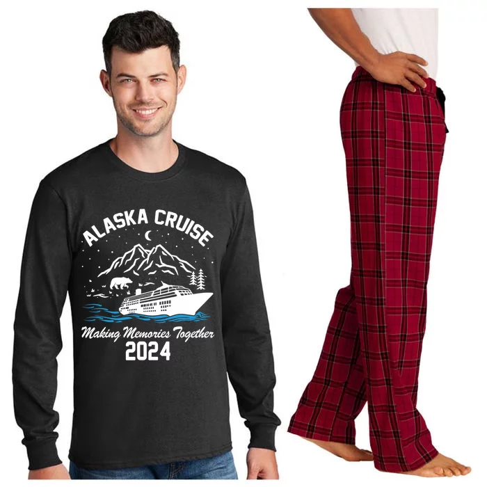 Alaska Cruise 2024 Matching Family Friends Group Alaskan Long Sleeve Pajama Set