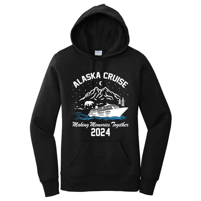 Alaska Cruise 2024 Matching Family Friends Group Alaskan Women's Pullover Hoodie