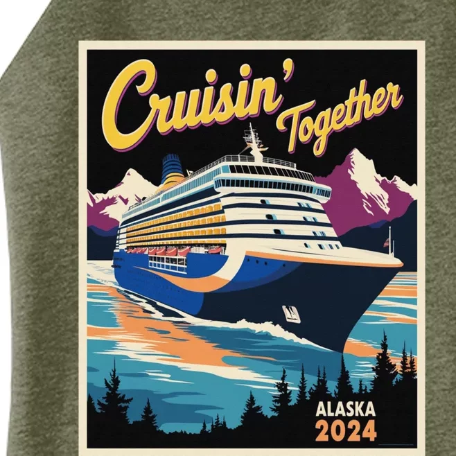 Alaska Cruise 2024 Family Cruise 2024 Cruisin Together Women’s Perfect Tri Rocker Tank