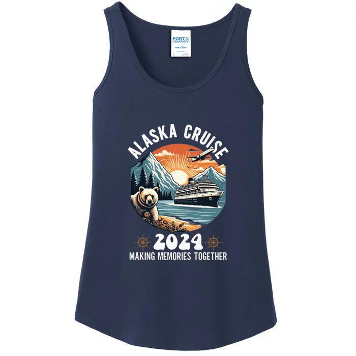 Alaska Cruise 2024 Making Memories Together Matching Family Ladies Essential Tank