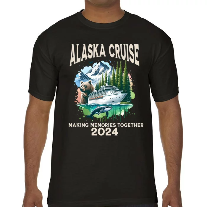 Alaska Cruise 2024 Family Friends Comfort Colors T-Shirt