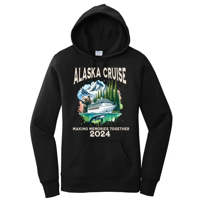 Alaska Cruise 2024 Family Friends Women's Pullover Hoodie