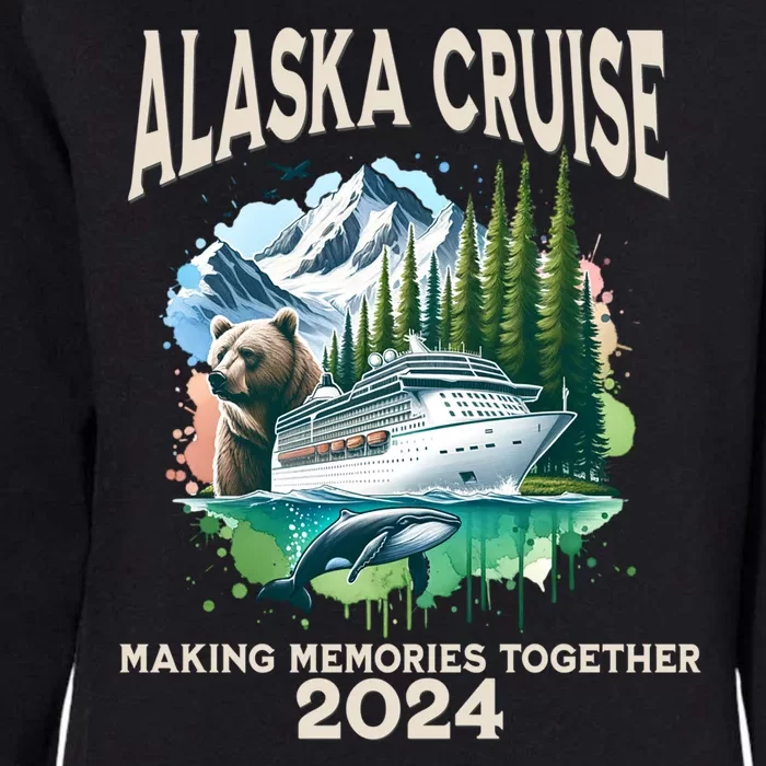 Alaska Cruise 2024 Family Friends Womens California Wash Sweatshirt