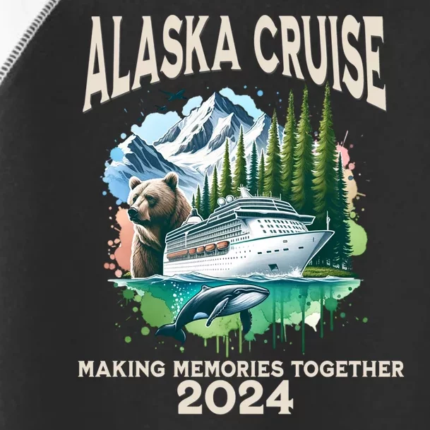 Alaska Cruise 2024 Family Friends Toddler Fine Jersey T-Shirt