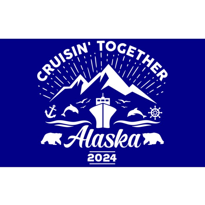 Alaska Cruise 2024 Family Friends Group Travel Matching Bumper Sticker