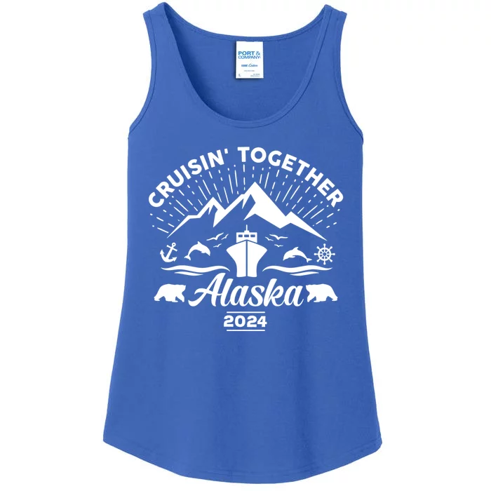 Alaska Cruise 2024 Family Friends Group Travel Matching Ladies Essential Tank