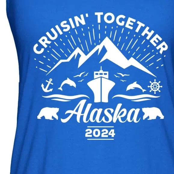 Alaska Cruise 2024 Family Friends Group Travel Matching Ladies Essential Flowy Tank